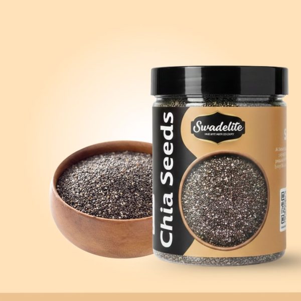 Swadelite Organic / Natural Chia Seeds - High Fiber, Omega-3 & Protein Superfood