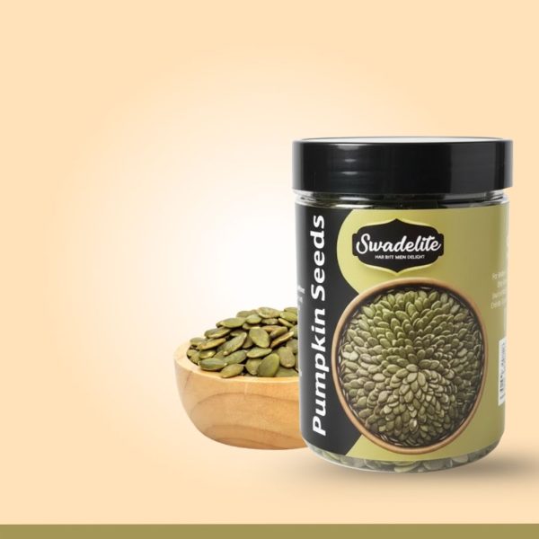 Swadelite Premium Pumpkin Seeds (Kaddu Ke Beej) | High Zinc, Magnesium & Protein Rich Seeds for Immunity, Sleep & Hair Health - 300gm