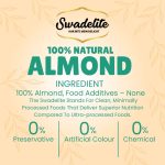Swadelite Premium California Almonds – 300g | Extra Crunchy & Bold Size Badam | Immunity Booster Dry Fruit | Ideal for Kids, Fitness & Gifting - Image 3