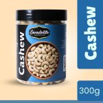 Swadelite Premium Cashew Nuts (Kaju) Jar - W320 Grade, Fresh & Crunchy - 300g - Image 4