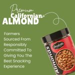 Swadelite Premium California Almonds – 300g | Extra Crunchy & Bold Size Badam | Immunity Booster Dry Fruit | Ideal for Kids, Fitness & Gifting - Image 2